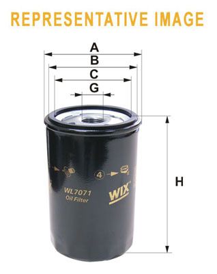 WIX FILTERS Масляный фильтр WL7139